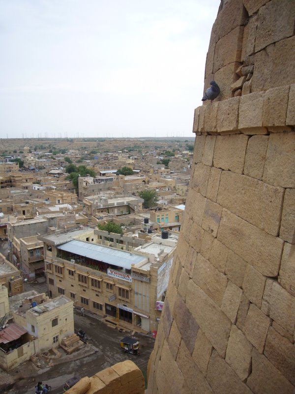 Travel - India - Rajasthan - Jaisalmer - The Red Fort - The Bastion Walls